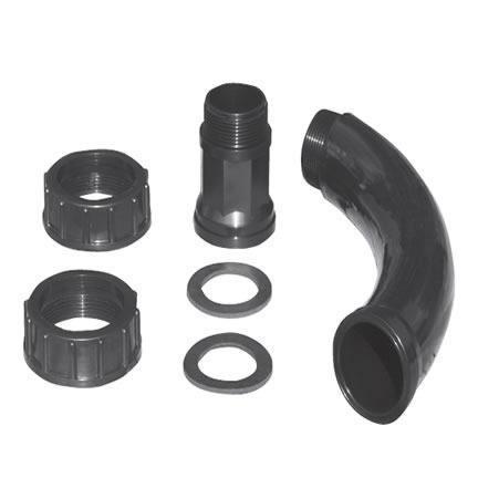 Lacron en Starline Koppel Set Voor Zandfilter naar 6-Weg Klep 18"en 24" - voor 2004