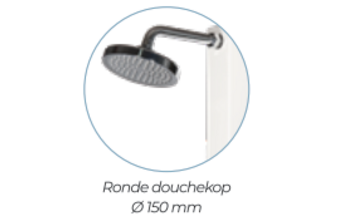 CRM douche Zonne-energie wit