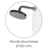 CRM douche Zonne-energie wit