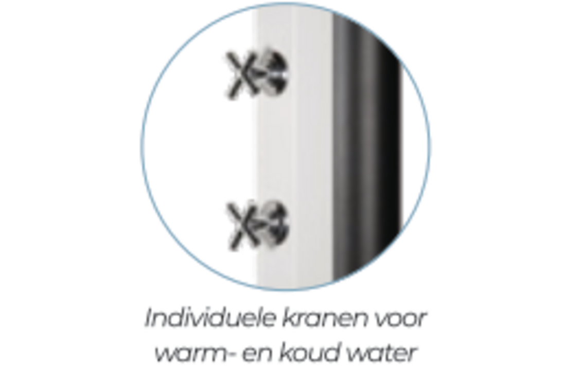 CRM douche Zonne-energie wit