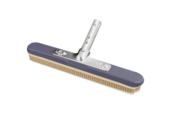Poolstyle rubber haar borstel met aluminium handvat