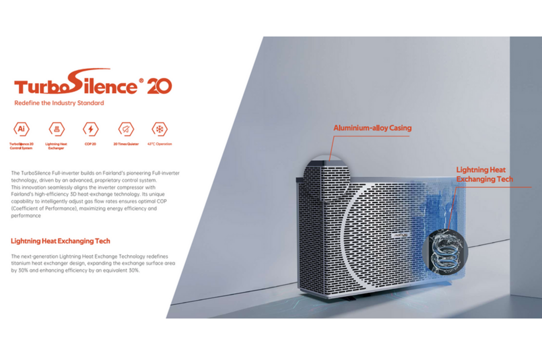 Fairland AquaX20 TurboSilence - Full inverter warmtepomp