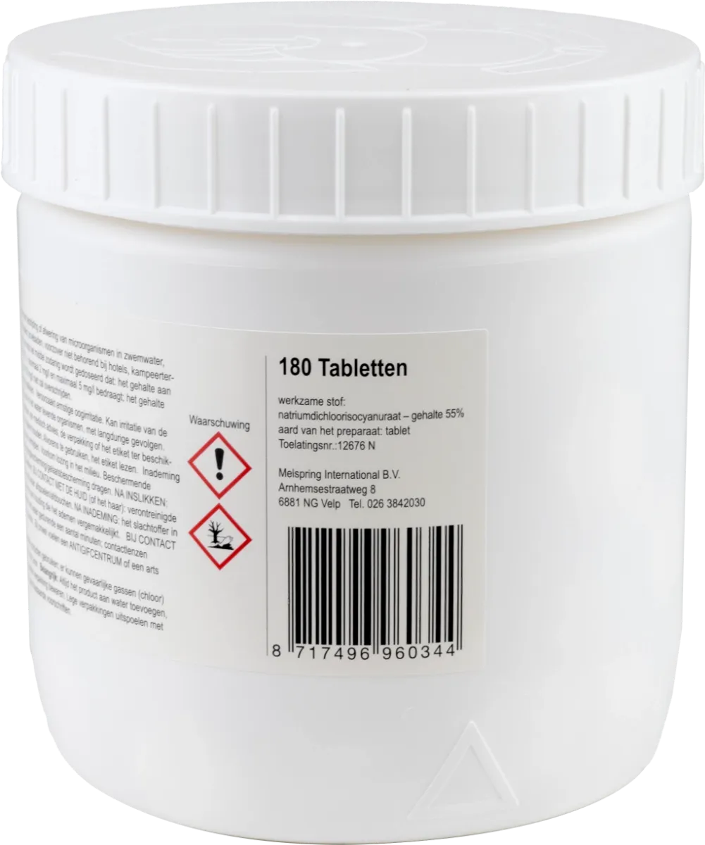 Melpool mini quick chloortabletten