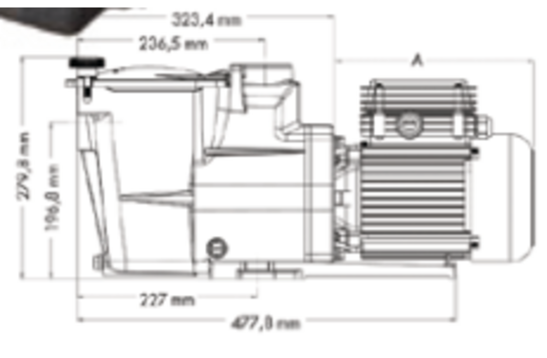 Hayward Super Pump single speed pomp