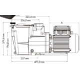 Hayward Super Pump single speed pomp