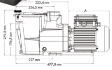 Hayward Super Pump single speed pomp