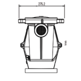 Pentair Whisperflo single speed pomp