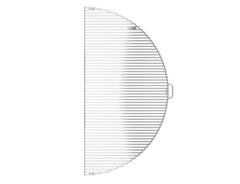 Bonfue Bongrill - Rond Grill rooster halve cirkel