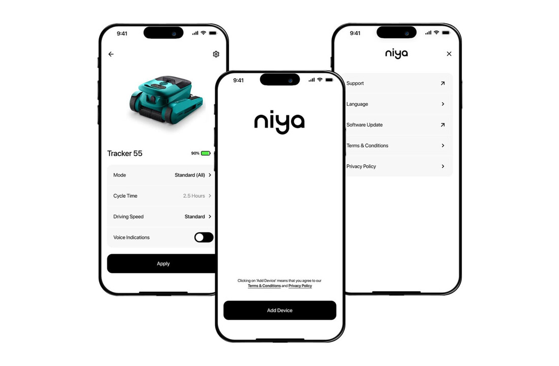 Niya Tracker 55 Zwembadrobot - draadloos