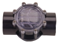 Waterco terugslagklep 2 x 63mm te lijmen met controle zicht