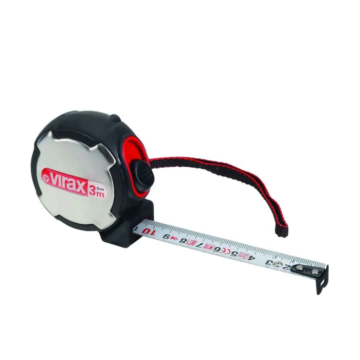 Virax rolmeter met nauwkeurige schaalverdeling