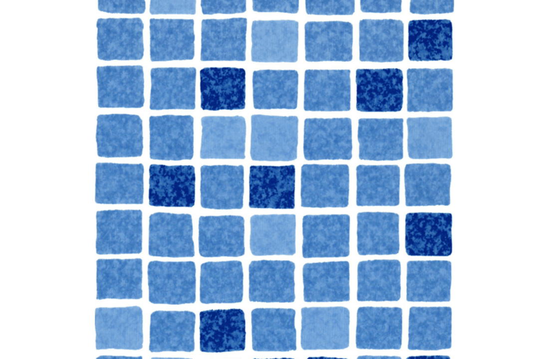 Elbe zwembadfolie SUPRA bedrukte marmer blauw