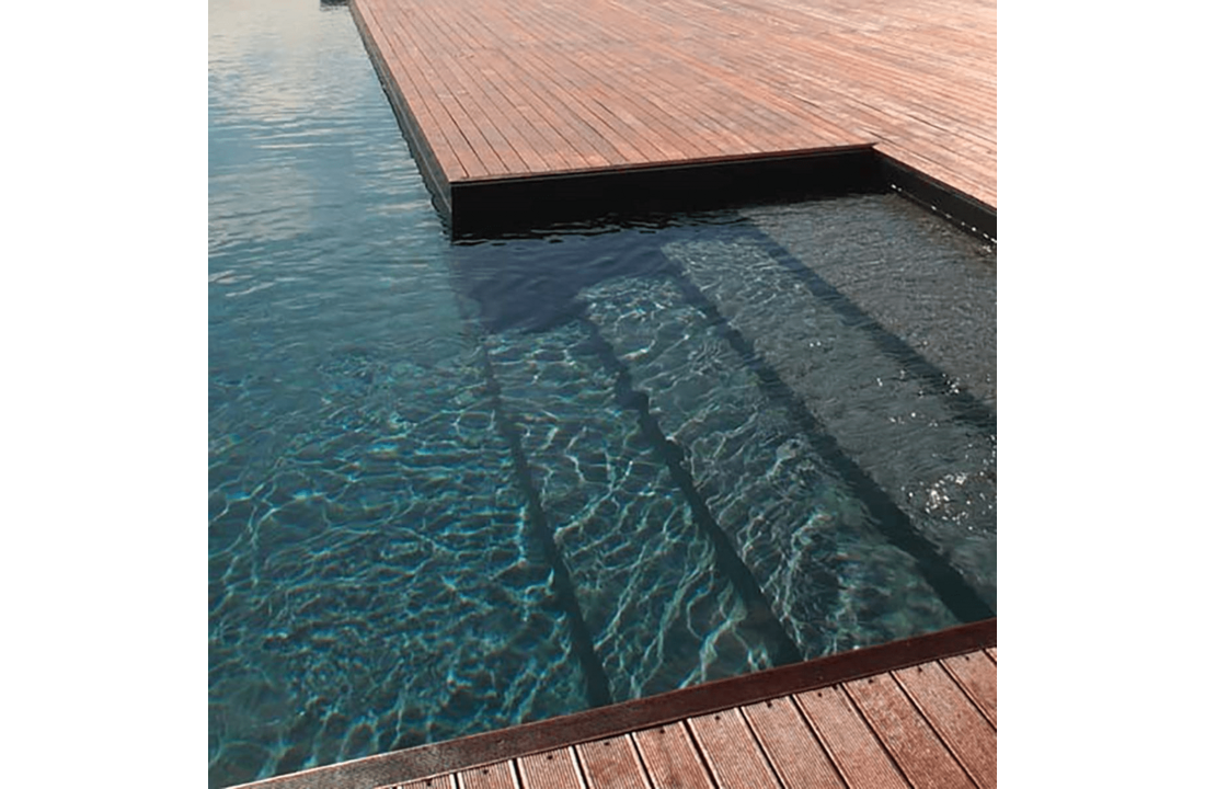 Elbe zwembadfolie ELITE black stone