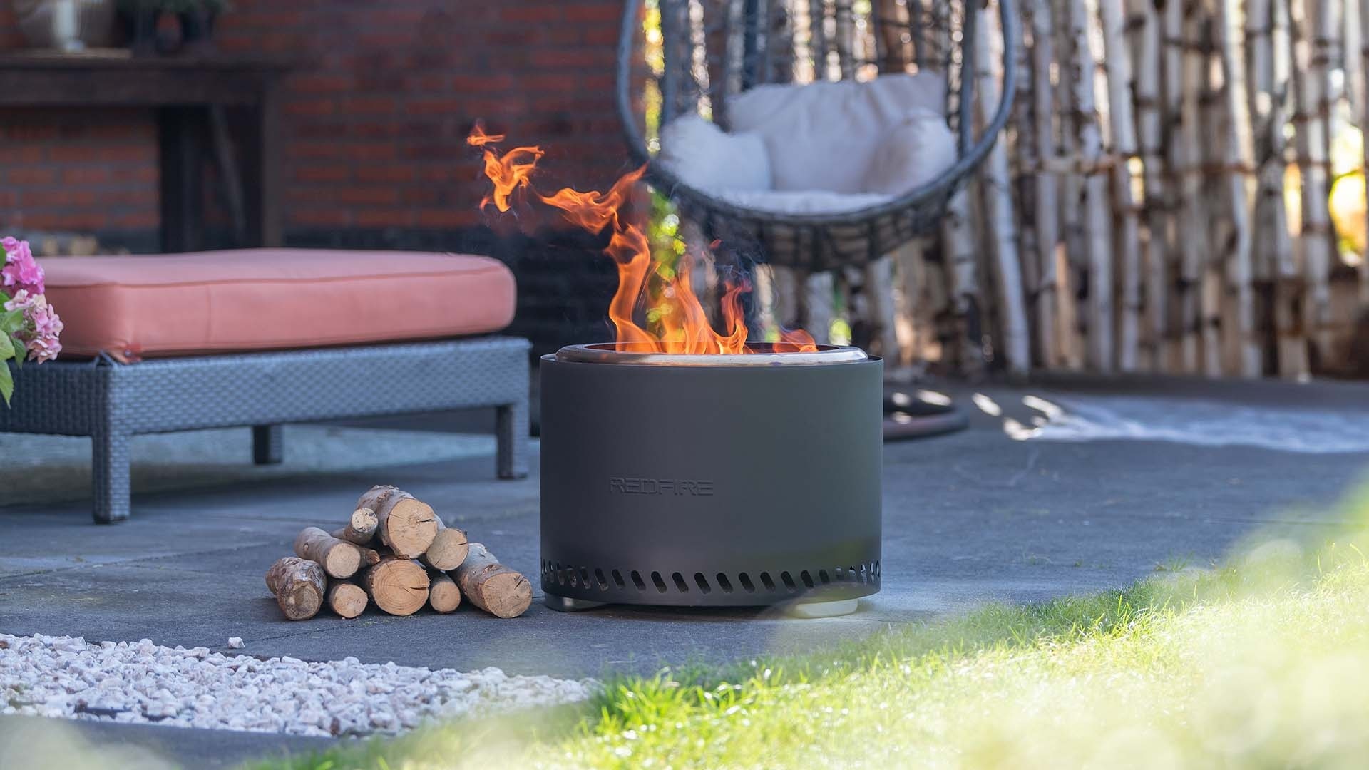 RedFire pellet vuurhaard Extra Large - Zwart