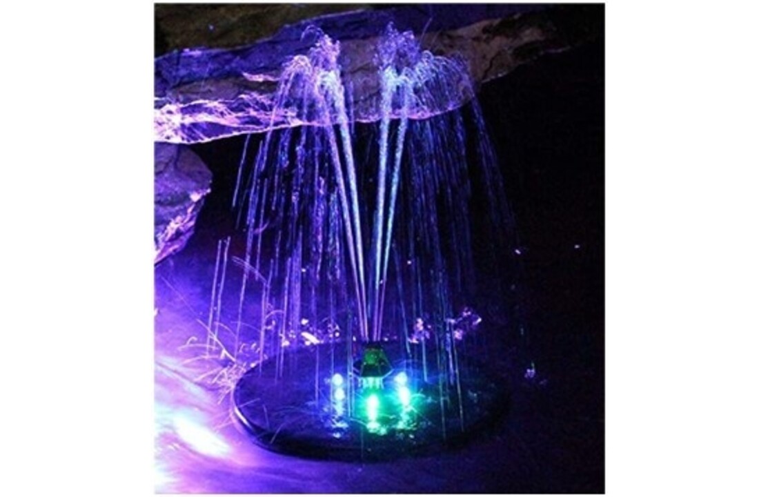 Heissner solar fontein set rgb led 150 ltr/u