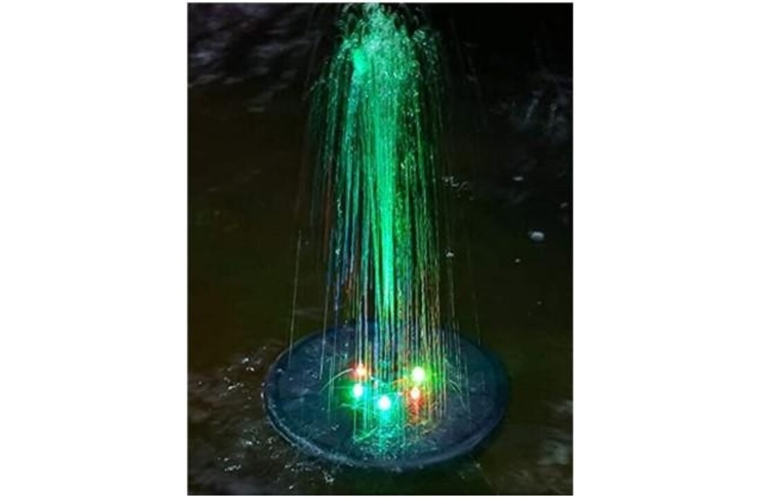 Heissner solar fontein set rgb led 150 ltr/u