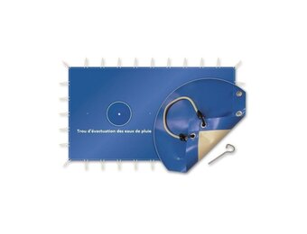 Zwembad Winterzeil  Skin Cold - Blauw | 3,8 x 7,8 m