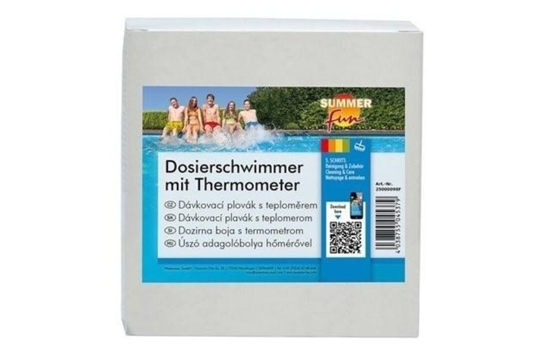 Summer Fun Chloordrijver 20 gram Met Thermometer