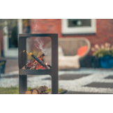 RedFire vuurkorf Buffalo met houtopslag