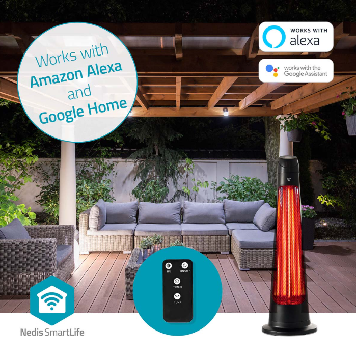 Nedis Smartlife Patio Verwarmer