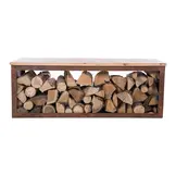 Redfire handmade houten opbergbank Tyr 120 cm