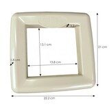 MTS V10 Skimmer Sierlijst in ABS - Creme