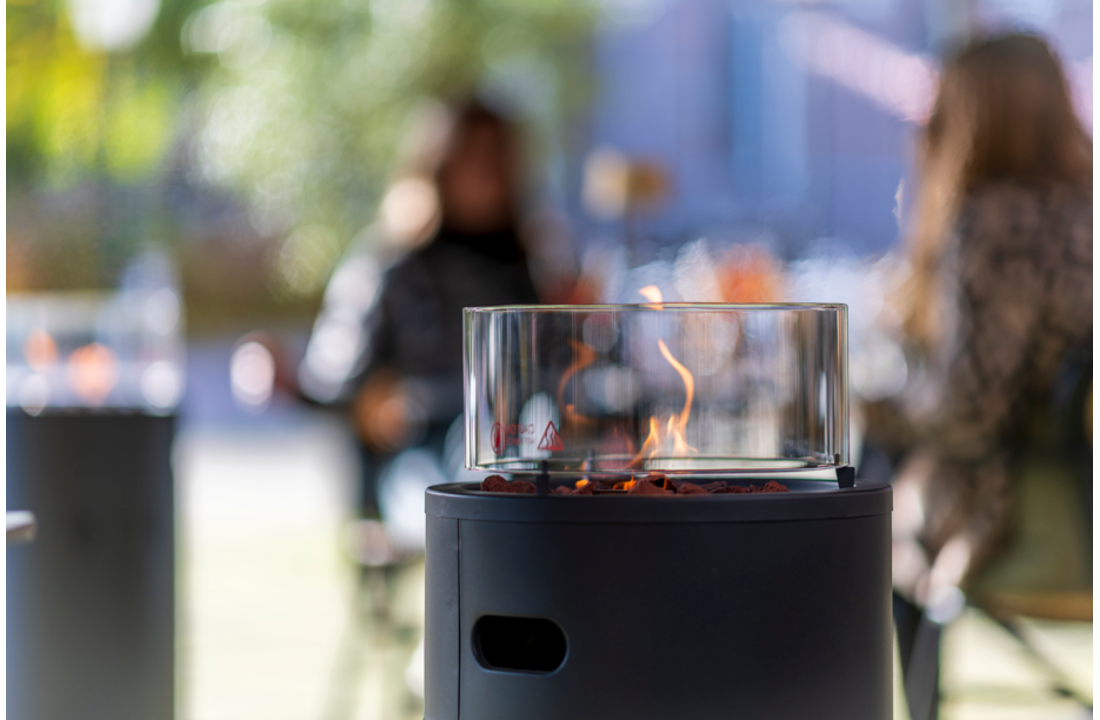 Sunred verwarmer Bogo Gas Flame Tafel - Grijs