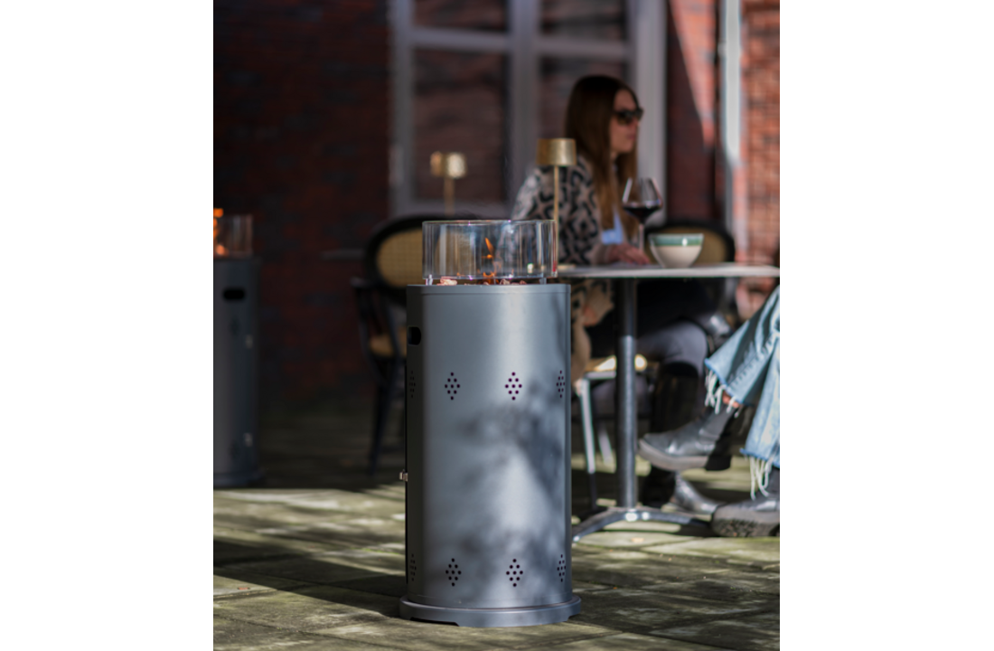 Sunred verwarmer Bogo Gas Flame Tafel - Grijs