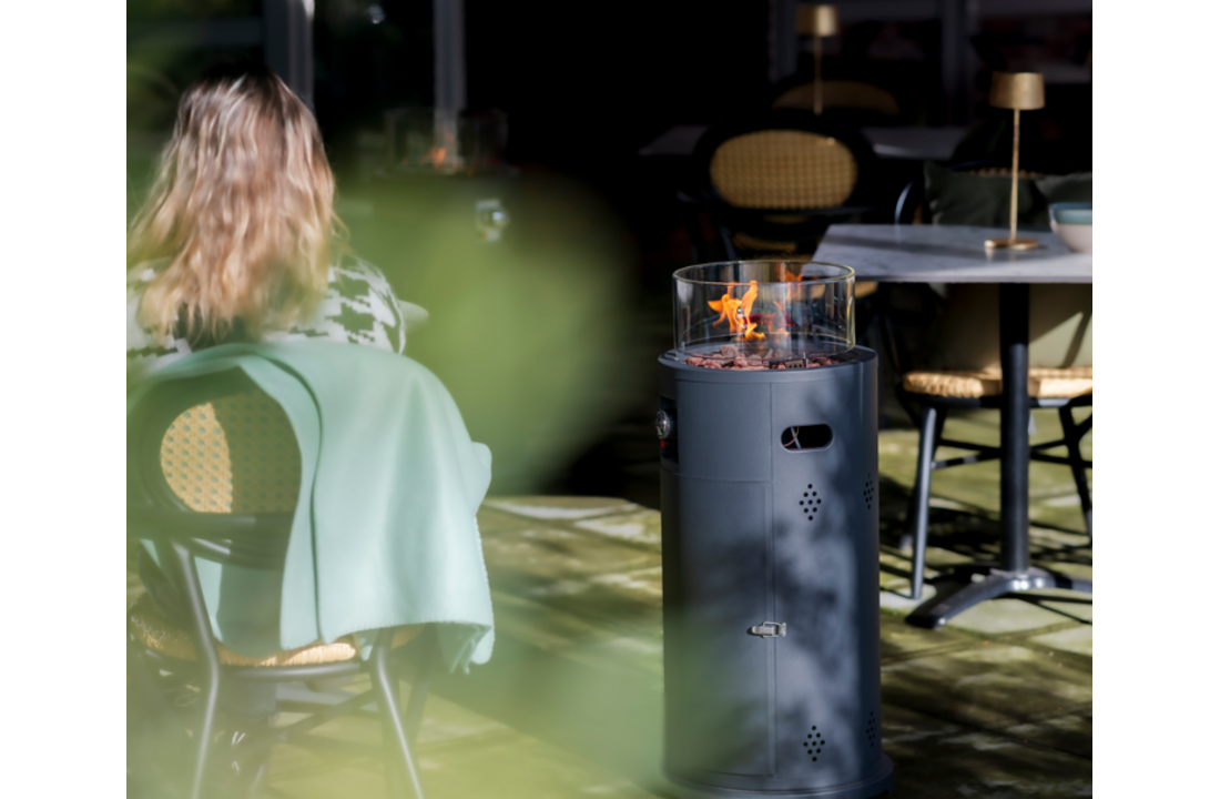 Sunred verwarmer Bogo Gas Flame Tafel - Grijs
