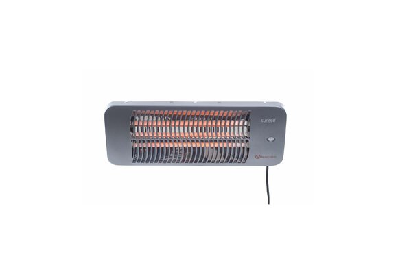 Sunred verwarmer Lugo Quartz Wall - zwart