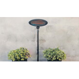 Sunred verwarmer Elektra Quartz staand - zwart