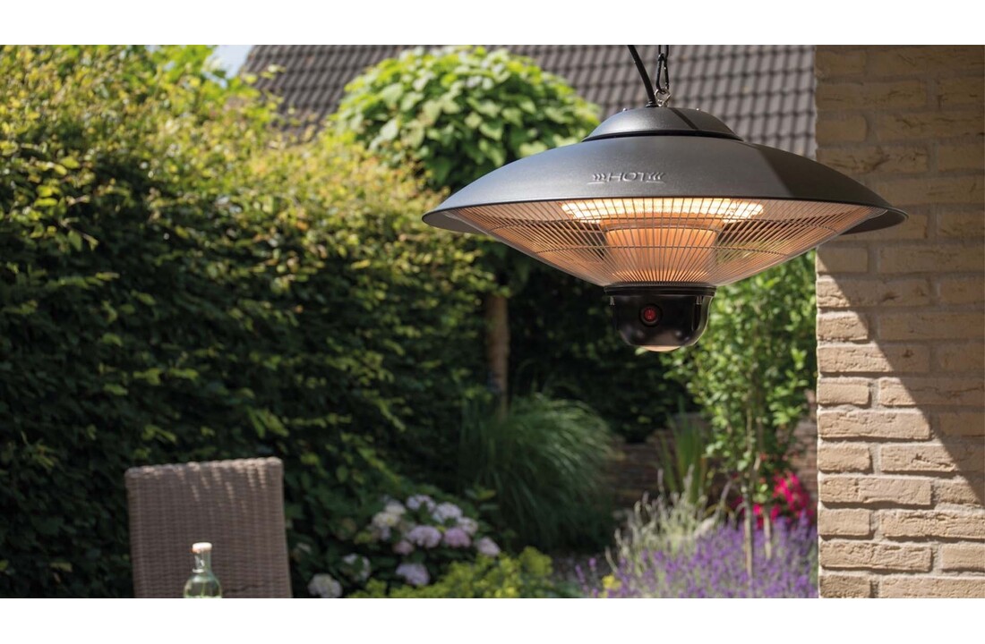 Sunred verwarmer Sirius Bright hangend - zwart