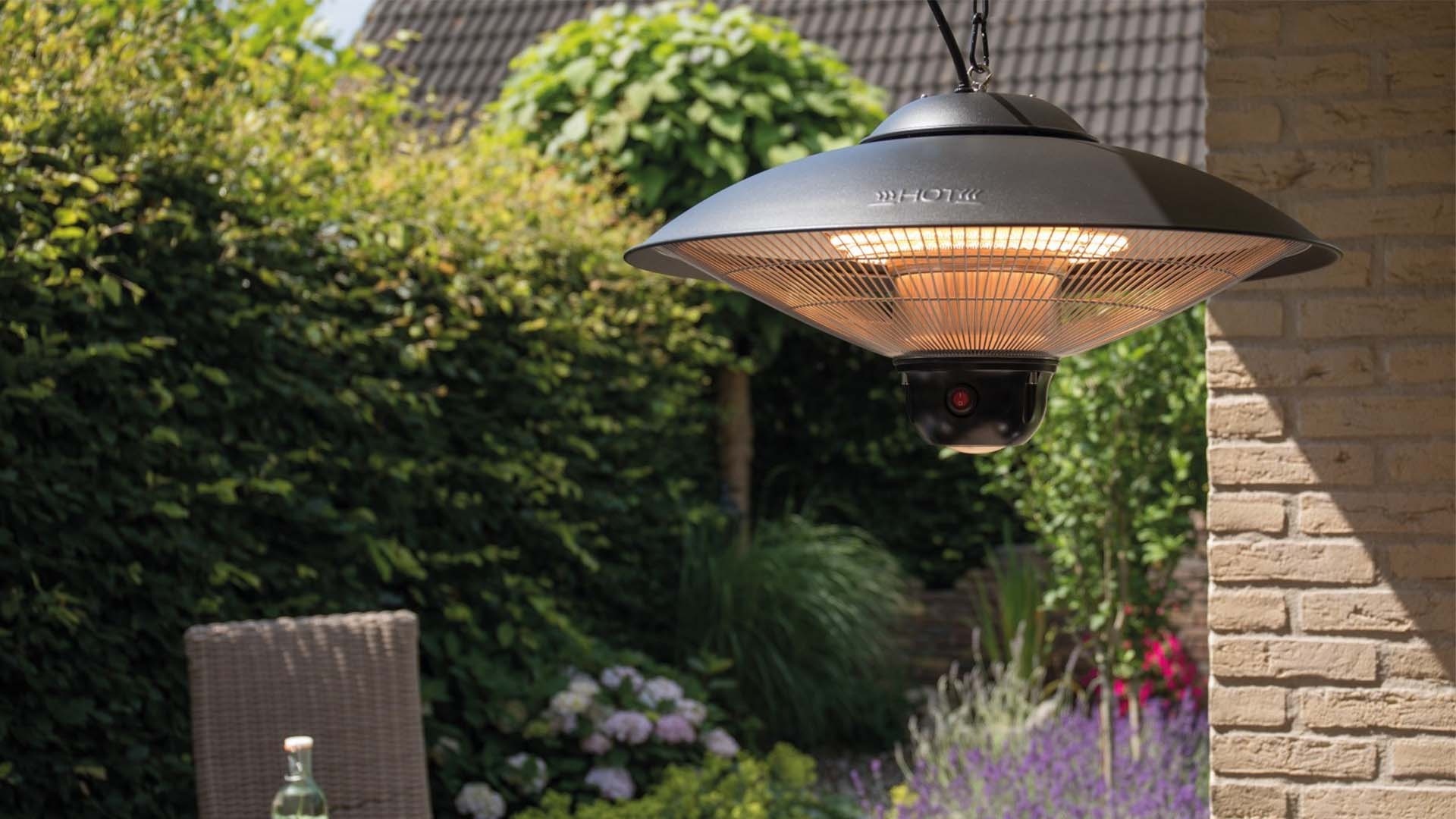 Sunred verwarmer Sirius Bright hangend - zwart