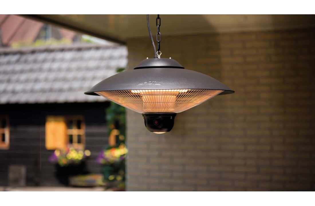 Sunred verwarmer Sirius Bright hangend - zwart
