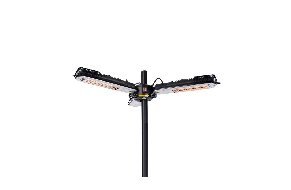 Sunred verwarmer Bright Parasol - zwart/zilver