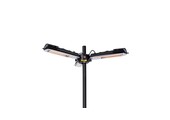 Sunred verwarmer Bright Parasol - zwart/zilver