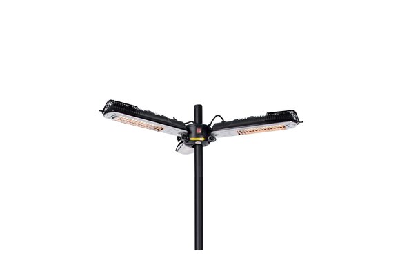 Sunred verwarmer Bright Parasol - zwart/zilver