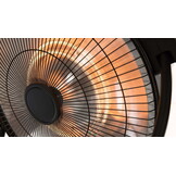 Sunred verwarmer Retro Bright staand - zwart