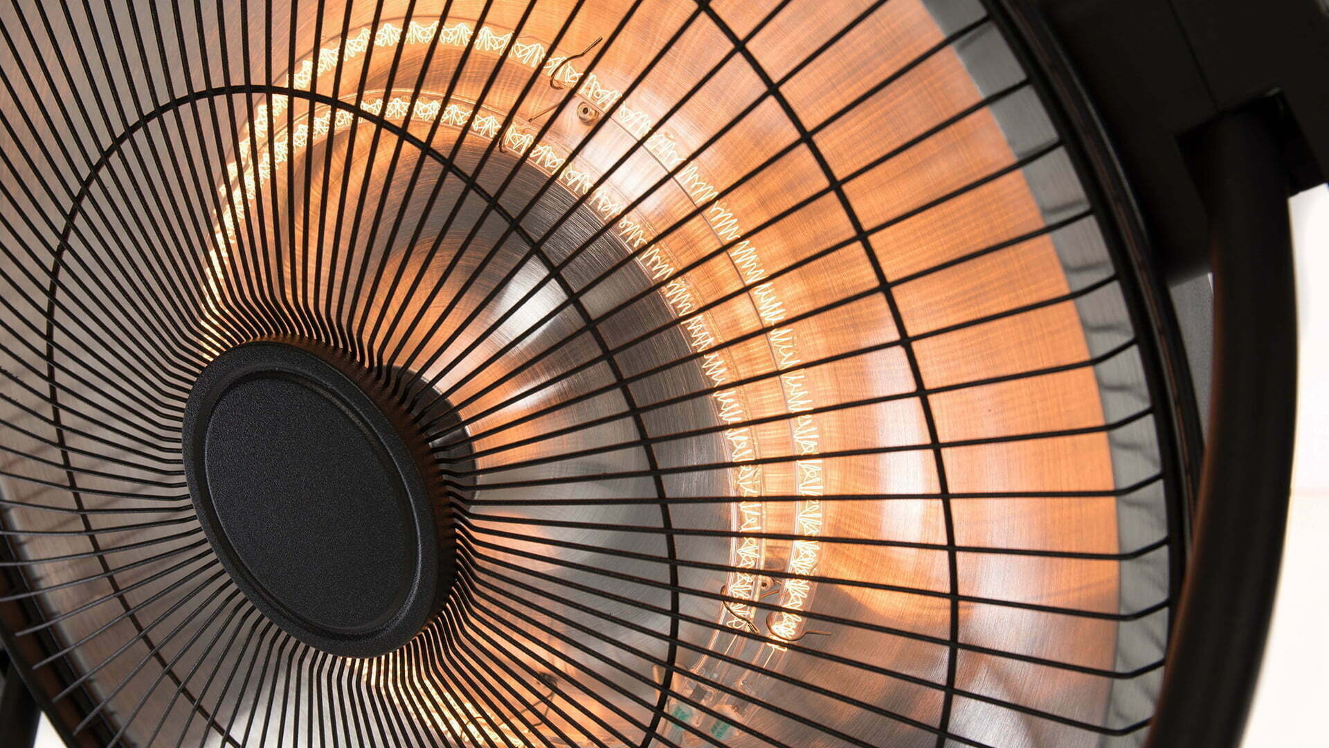 Sunred verwarmer Retro Bright staand - zwart