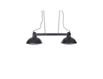 Sunred verwarmer Indus ll Bright hangend - zwart