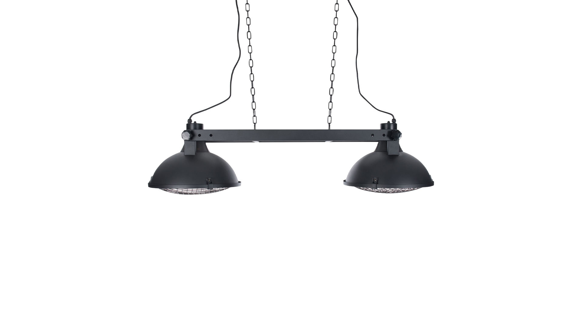 Sunred verwarmer Indus ll Bright hangend - zwart