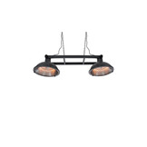 Sunred verwarmer Indus ll Bright hangend - zwart