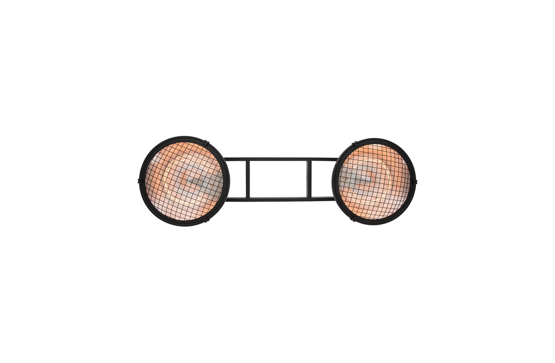 Sunred verwarmer Indus ll Bright hangend - zwart