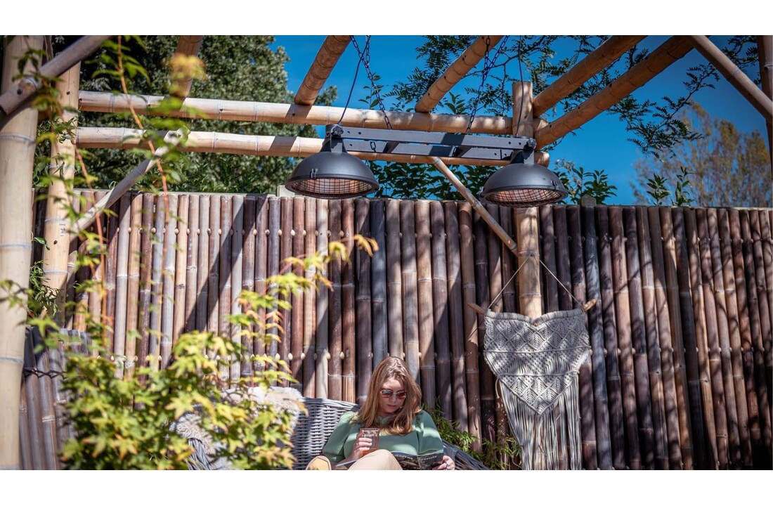 Sunred verwarmer Indus ll Bright hangend - zwart