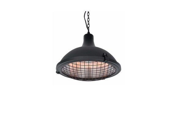 Sunred verwarmer Indus Bright ll hangend - zwart