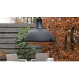Sunred verwarmer Indus Bright ll hangend - zwart
