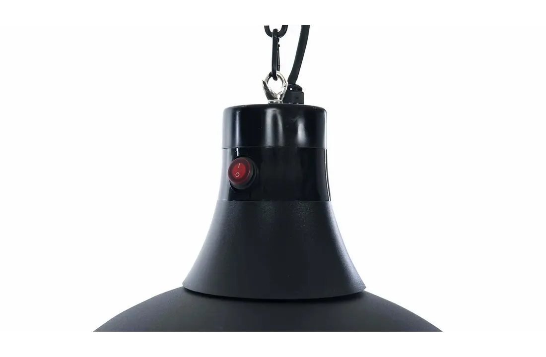 Sunred verwarmer Indus Bright ll hangend - zwart
