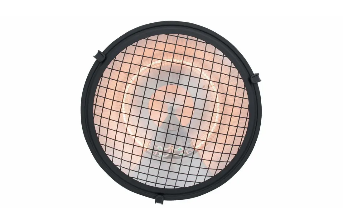 Sunred verwarmer Indus Bright ll hangend - zwart