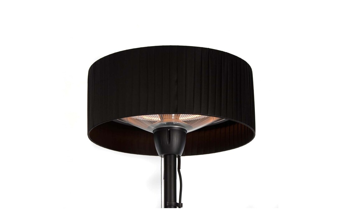 Sunred terrasverwarmer Artix Compact Zwart staand