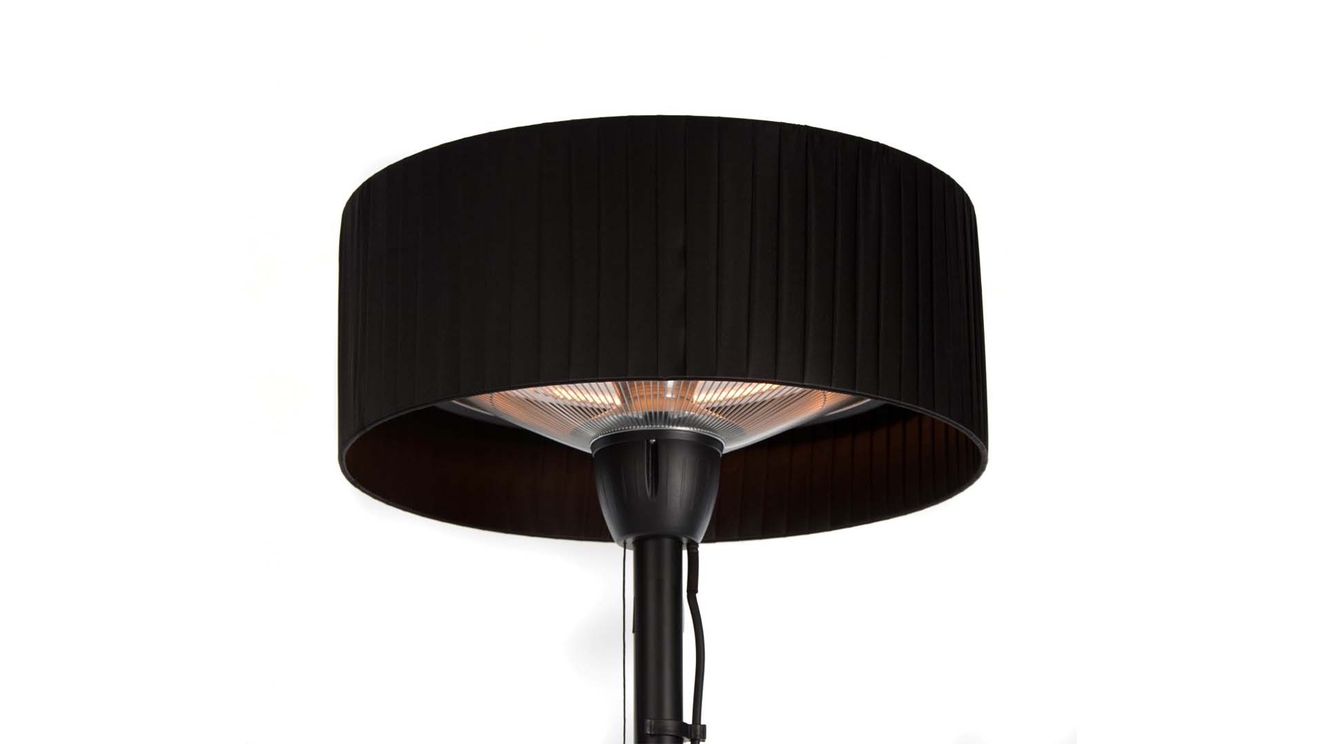 Sunred terrasverwarmer Artix Compact Zwart staand